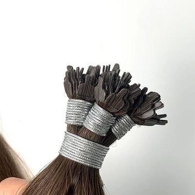 Y Tip Jet Nero Colore naturale Capelli vietnamiti Estensioni di cheratina 12-28 pollici Lunghezza