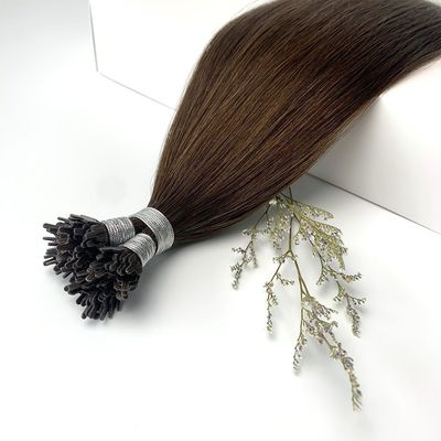 Y Tip Jet Nero Colore naturale Capelli vietnamiti Estensioni di cheratina 12-28 pollici Lunghezza