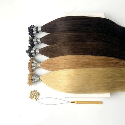 100% cuticule allineato Remy capelli umani cheratina Y punta estensioni di capelli con spedizione veloce