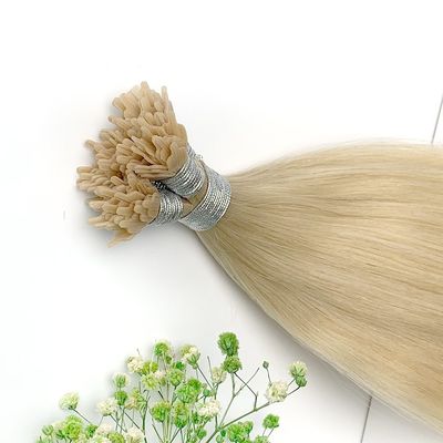 18 pollici Virgin Remy End spessa Keratina Ventilatore punta estensione dei capelli con 0,300 kg di peso lordo