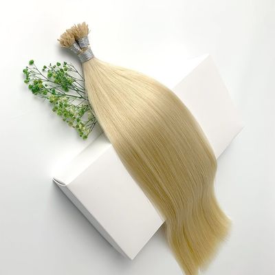 V-Tip Fan Tip Hair Extension realizzato in capelli Remy a doppio tratto per spedizioni rapide DHL