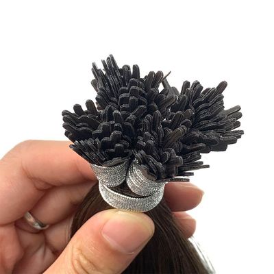 V-Tip Fan Tip Hair Extension realizzato in capelli Remy a doppio tratto per spedizioni rapide DHL