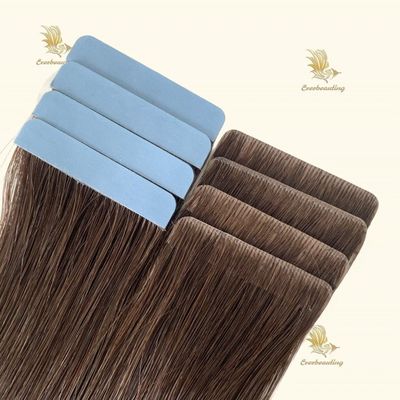 USA Customized russo doppia cuticule allineata capelli Invisibile iniezione PU nastro trama