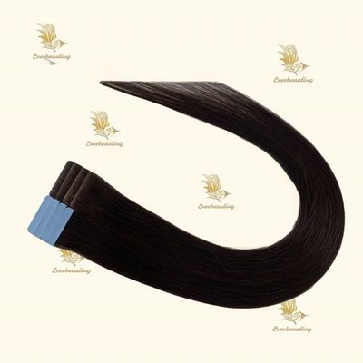 Pagamento iniziale capelli invisibili russi doppiamente disegnati nastro Remy in estensione dei capelli umani