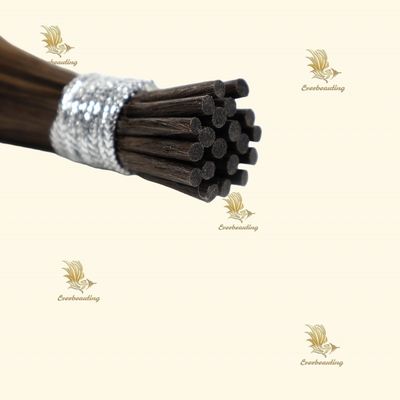 Cosmetici colore cioccolato doppio disegno Remy cheratina I punta estensioni di capelli Cosmetici