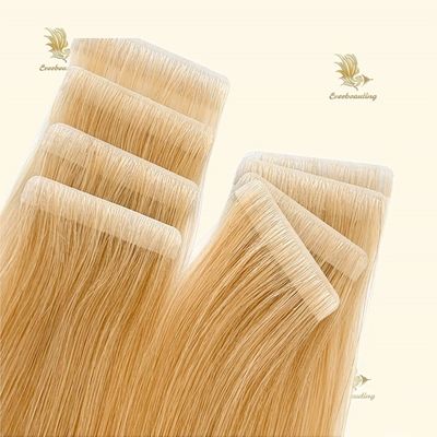 Nastro per iniezione russo a doppia trazione estensioni di capelli umani su richiesta personalizzata