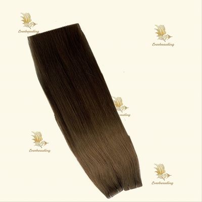 Estensioni di capelli in stile rettilineo a 100% capelli vergini Nastro invisibile per il beneficio