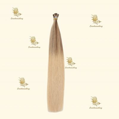 Micro anelli I punta estensioni di capelli umani professionisti russi colori di balayage capelli