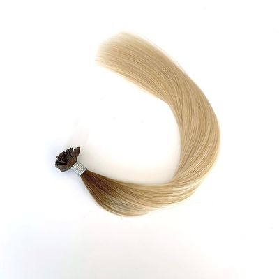 Capelli allineati a doppia cuticule estensioni di capelli pre-connesse con cheratina italiana