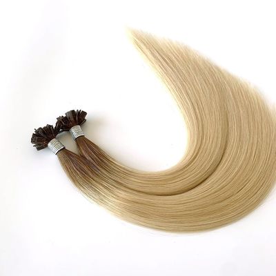 Capelli allineati a doppia cuticule estensioni di capelli pre-connesse con cheratina italiana