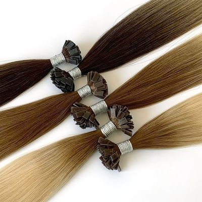 Cuticule allineata Remy Hair Italia Keratina U/V/I/Flat Tip Hair Extension No Shedding