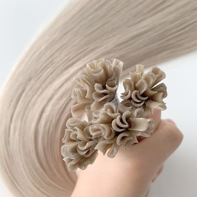 1g/filamento Cuticule vergine allineata Remy Hair Extension Italia Keratina U tip No shedding