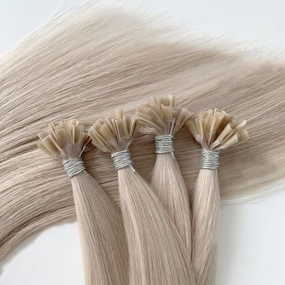 Vari colori capelli umani russi Remy U tip estensione senza perdita di capelli tipo connettore