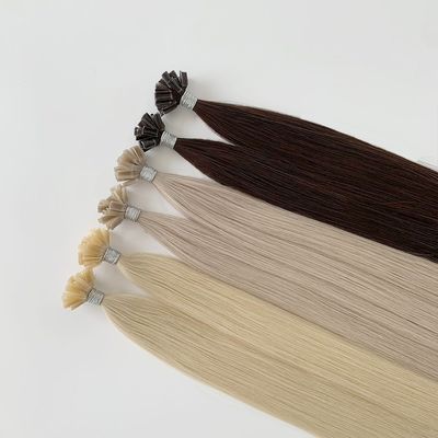 Nessuna perdita e doppio disegno dei capelli Remy Keratina U Tip Hair Extension per i capelli colorati