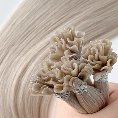 50cm*8cm*3cm Dimensione del pacchetto Vergine Brillante naturale U-Tip Keratina Estensione dei capelli per le arti