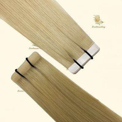 Nastro adesivo pre-connesso a doppio disegno per tessitura della pelle estensioni di capelli Remy 100% capelli umani