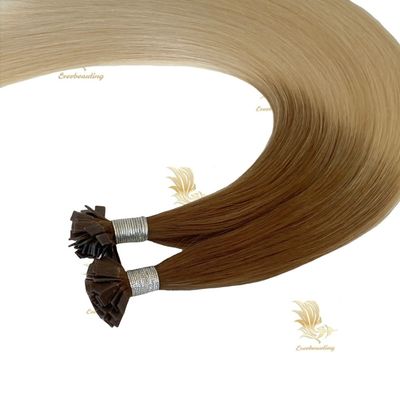 12A Top Grade Double Draw Russian Human Remy Hair Flat-Tip Keratin Intact Extension