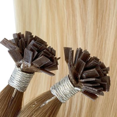 12A Top Grade Double Draw Russian Human Remy Hair Flat-Tip Keratin Intact Extension