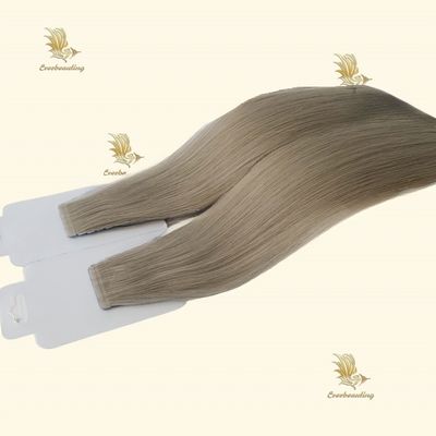 Real Remy capelli umani Nastro riutilizzabile in estensioni di capelli Ash Platinum Blonde Stick Tipo