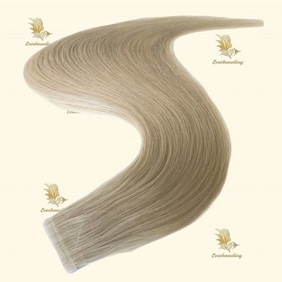 Real Remy capelli umani Nastro riutilizzabile in estensioni di capelli Ash Platinum Blonde Stick Tipo
