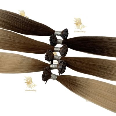 50.00cm * 8.00cm * 3.00cm Dimensione del pacchetto Doppio disegno vergine Flat tip Hair Extension
