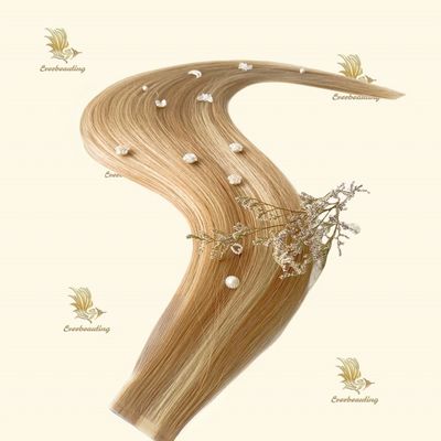 Cuticule vergine allineato capelli umani nastro in estensione dei capelli pianoforte di alto livello colore in evidenza