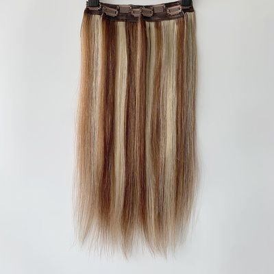 Estensione dei capelli doppiamente disegnata Vergine vera cruda naturale Remy Capelli umani 20 pollici brasiliani