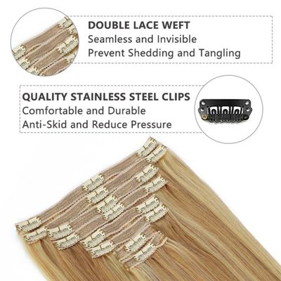 Prodotti Clip doppio in estensioni di capelli CH-24256 Muti-Color Afro Kinky Curly