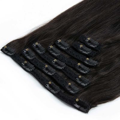 Remy Clip in Hair Extension Clip-Ins Cliphair-231013 con materiali