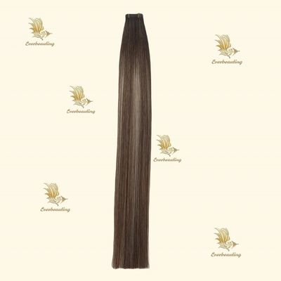Balayage naturale della cuticule colore nastro invisibile estensione dei capelli 7,5 x 70 cm peso lordo