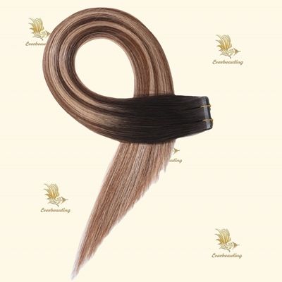 0.200kg Pacchetto Peso lordo 2024 Invisibile Genio Nastro in capelli umani Estensione 7,5 * 70cm