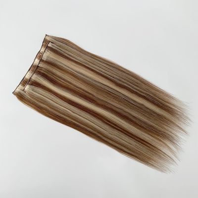 Straight 18 pollici e 20 pollici Clip di capelli indiani grezzi in estensione di capelli Stile dritto