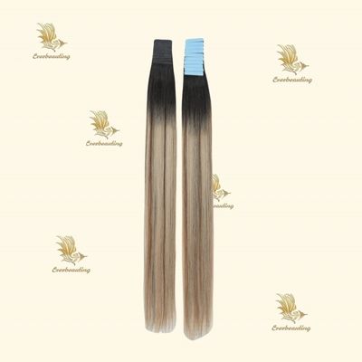 Remy Hair Nastro colorato in estensioni di capelli seta capelli umani dritti