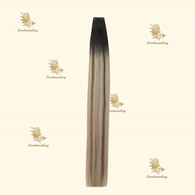 Remy Hair Nastro colorato in estensioni di capelli seta capelli umani dritti
