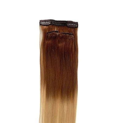 Bodywave Clip Ins 100% Remy Estensione dei capelli umani Con estremità spesse per la consistenza dei capelli colorati