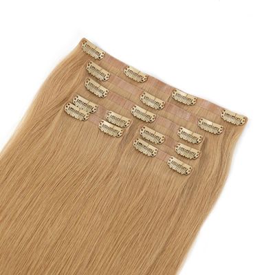 Virgin Remy Invisible PU Skin Seamless Clip in Hair Extension per richieste personalizzate