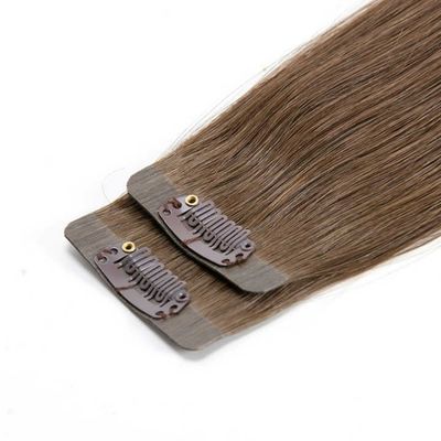 Estensioni di capelli vietnamite senza cuciture con clip di stile pre-connesso e tangle No