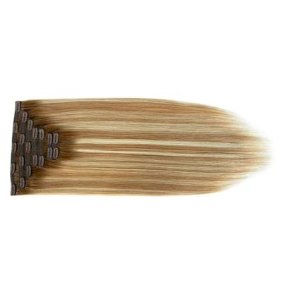 50.00cm * 8.00cm * 3.00cm Dimensione del pacchetto Muti-Color Clip di capelli umani reali in estensioni