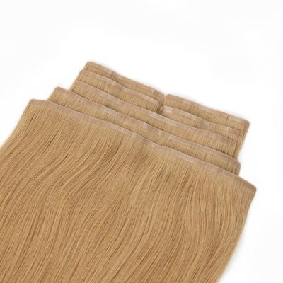 Fornitura Non lavorato PU cuoio senza cuciture Weft clip in estensione dei capelli Nessuna perdita Nessun groviglio