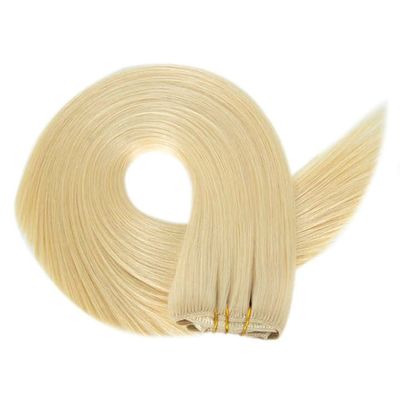 Clip per capelli umani spessi 20 pollici, 100% Remy, estensioni di capelli invisibili.