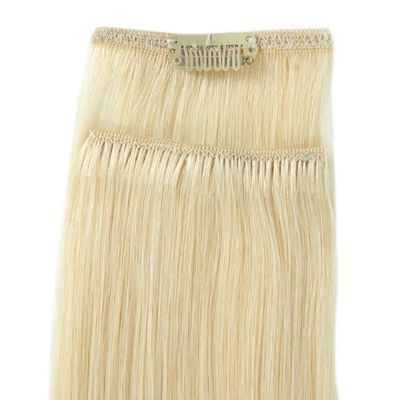 Clip per capelli umani spessi 20 pollici, 100% Remy, estensioni di capelli invisibili.