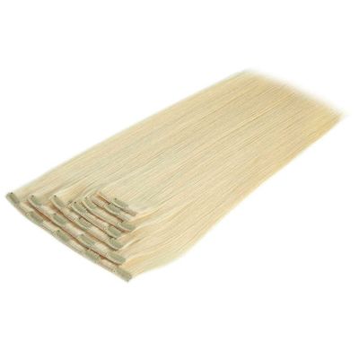 100% capelli grezzi allineati con cuticule clip invisibile in estensioni di capelli per capelli brasiliani