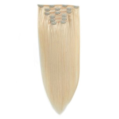 Remy Hair Long Straight Clip in Hair Extension con 0.200kg di peso lordo del pacchetto