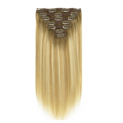Remy Hair Long Straight Clip in Hair Extension con 0.200kg di peso lordo del pacchetto