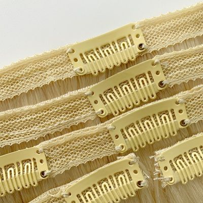 Clip in Hair Extensions Capelli umani setacciati, rettissimi, pre-condizionati