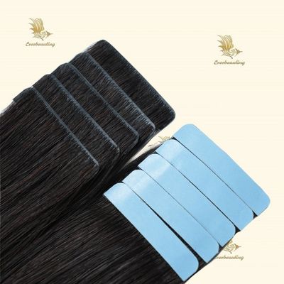 Nastro di iniezione invisibile a doppia trazione colorante in estensione di capelli a nastro per i capelli a onde corporee