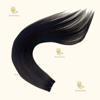 Nastro di iniezione invisibile a doppia trazione colorante in estensione di capelli a nastro per i capelli a onde corporee