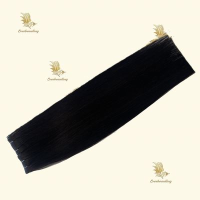 Nastro di iniezione invisibile a doppia trazione colorante in estensione di capelli a nastro per i capelli a onde corporee