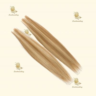 50cm * 8cm * 3cm Dimensione del pacchetto Estensioni di capelli umani senza capelli della cuticule russa