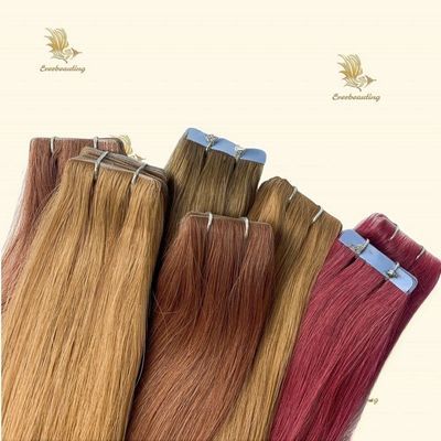 Tecnologia Nastro invisibile per estensioni di capelli umani iniettate allineate senza cuticule
